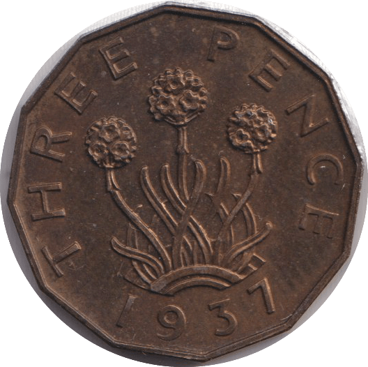 1937 THREEPENCE ( PROOF ) - THREEPENCE - Cambridgeshire Coins
