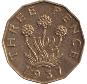 1937 THREEPENCE ( PROOF ) - THREEPENCE - Cambridgeshire Coins