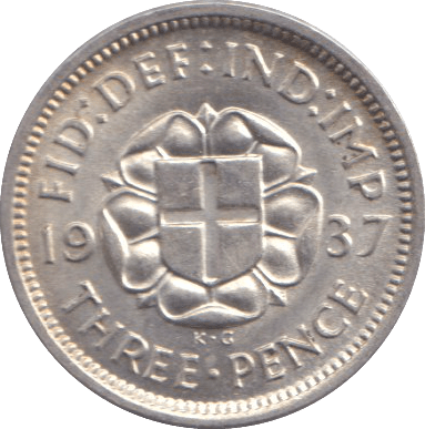 1937 THREEPENCE ( UNC ) - THREEPENCE - Cambridgeshire Coins
