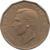 1937 THREEPENCE ( UNC ) - THREEPENCE - Cambridgeshire Coins