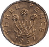 1937 THREEPENCE ( UNC ) - THREEPENCE - Cambridgeshire Coins