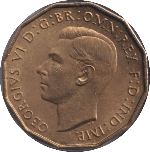 1937 THREEPENCE ( UNC ) - THREEPENCE - Cambridgeshire Coins