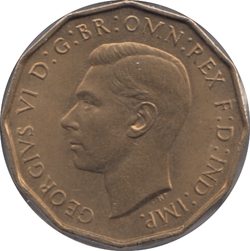 1937 THREEPENCE ( UNC ) - Threepence - Cambridgeshire Coins