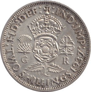 1937 TWO SHILLINGS ( EF ) - SHILLING - Cambridgeshire Coins
