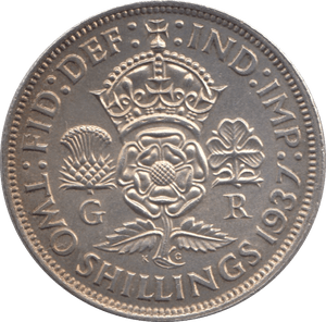 1937 TWO SHILLINGS ( GVF ) - FLORIN - Cambridgeshire Coins