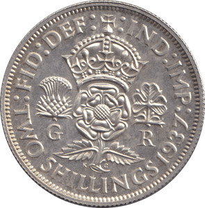 1937 TWO SHILLINGS ( PROOF ) - FLORIN - Cambridgeshire Coins