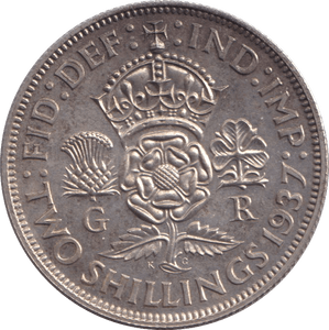 1937 TWO SHILLINGS ( PROOF ) - HALFCROWN - Cambridgeshire Coins
