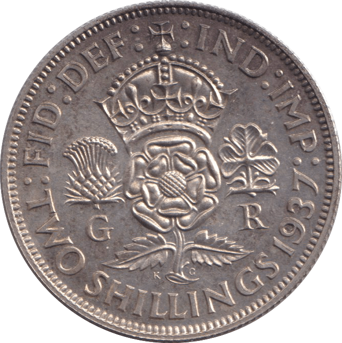 1937 TWO SHILLINGS ( PROOF ) - HALFCROWN - Cambridgeshire Coins