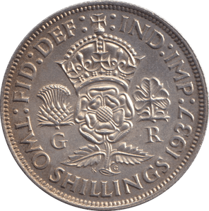 1937 TWO SHILLINGS ( PROOF ) - SHILLING - Cambridgeshire Coins