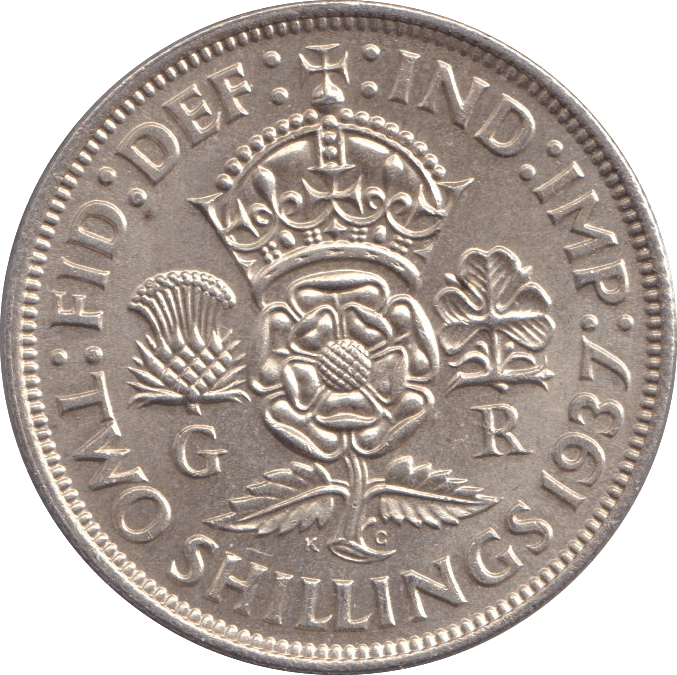 1937 TWO SHILLINGS ( UNC ) - TWO SHILLINGS - Cambridgeshire Coins