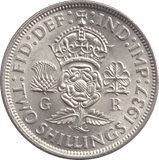 1937 TWO SHILLINGS ( UNC ) - TWO SHILLINGS - Cambridgeshire Coins