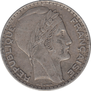 1938 20 FRANCS FRANCE - WORLD COINS - Cambridgeshire Coins