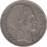 1938 20 FRANCS FRANCE - WORLD COINS - Cambridgeshire Coins