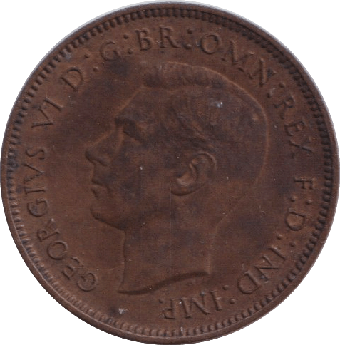 1938 FARTHING ( GVF ) - FARTHING - Cambridgeshire Coins