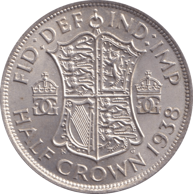 1938 HALFCROWN ( AUNC ) - Halfcrown - Cambridgeshire Coins