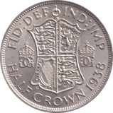1938 HALFCROWN ( AUNC ) - Halfcrown - Cambridgeshire Coins