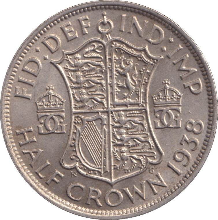 1938 HALFCROWN ( AUNC ) - Halfcrown - Cambridgeshire Coins