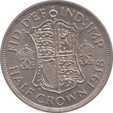 1938 HALFCROWN ( AUNC ) - Halfcrown - Cambridgeshire Coins