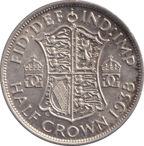 1938 HALFCROWN ( AUNC ) - WORLD COINS - Cambridgeshire Coins