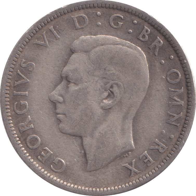 1938 HALFCROWN ( FINE) - Halfcrown - Cambridgeshire Coins