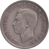 1938 HALFCROWN ( FINE) - Halfcrown - Cambridgeshire Coins