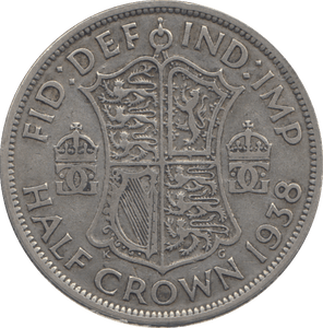 1938 HALFCROWN ( GF ) - HALFCROWN - Cambridgeshire Coins