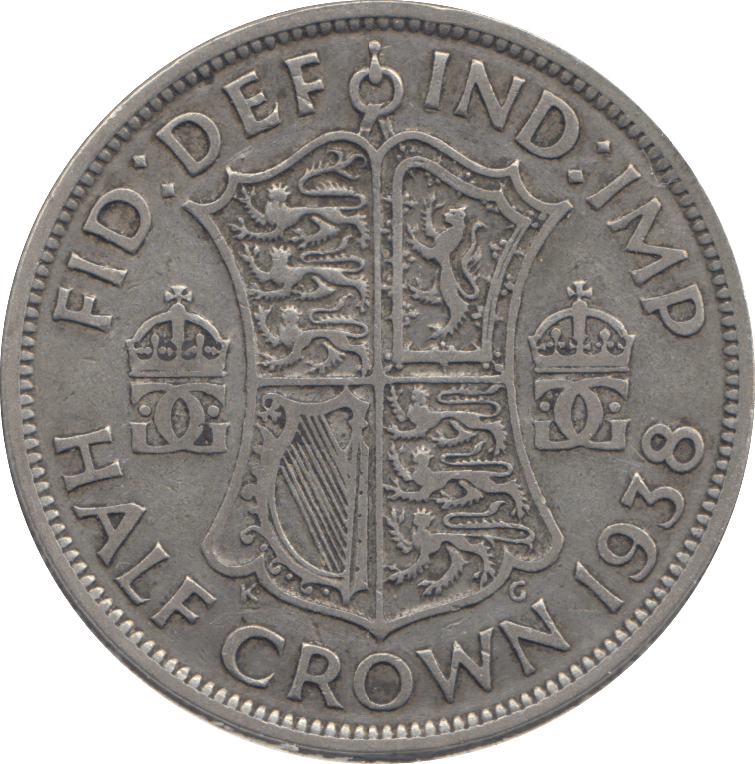 1938 HALFCROWN ( GF ) - HALFCROWN - Cambridgeshire Coins