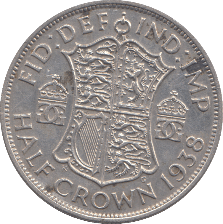 1938 HALFCROWN ( GVF ) - HALFCROWN - Cambridgeshire Coins