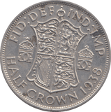 1938 HALFCROWN ( GVF ) - HALFCROWN - Cambridgeshire Coins