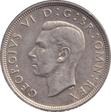 1938 HALFCROWN ( UNC ) - HALFCROWN - Cambridgeshire Coins