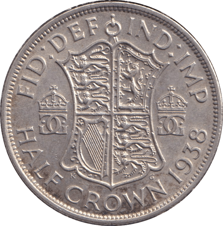 1938 HALFCROWN ( UNC ) - HALFCROWN - Cambridgeshire Coins