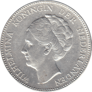 1938 NETHERLANDS 1 GULDEN - WORLD COINS - Cambridgeshire Coins