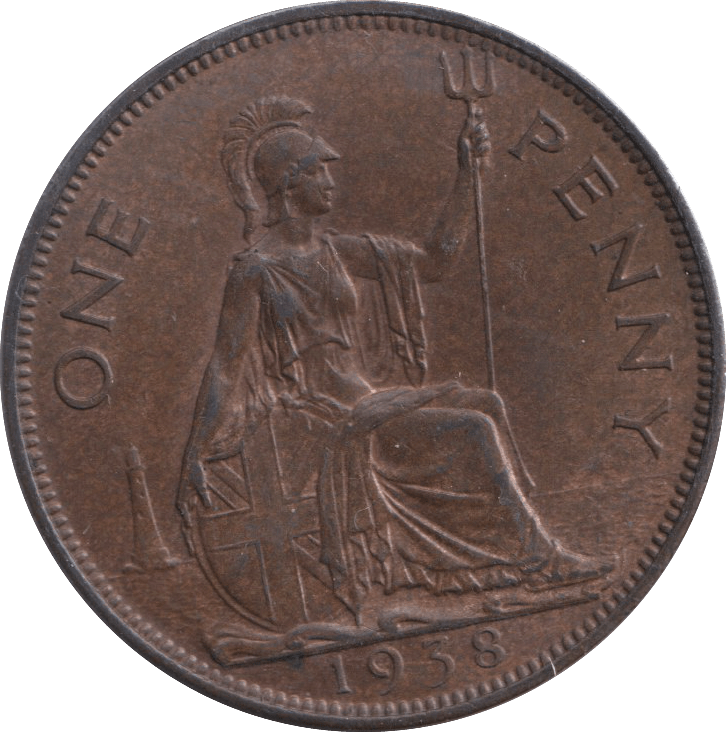1938 PENNY ( AUNC ) - PENNY - Cambridgeshire Coins
