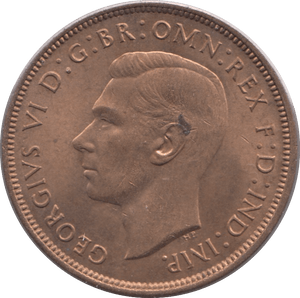 1938 PENNY ( UNC ) 1 A - PENNY - Cambridgeshire Coins