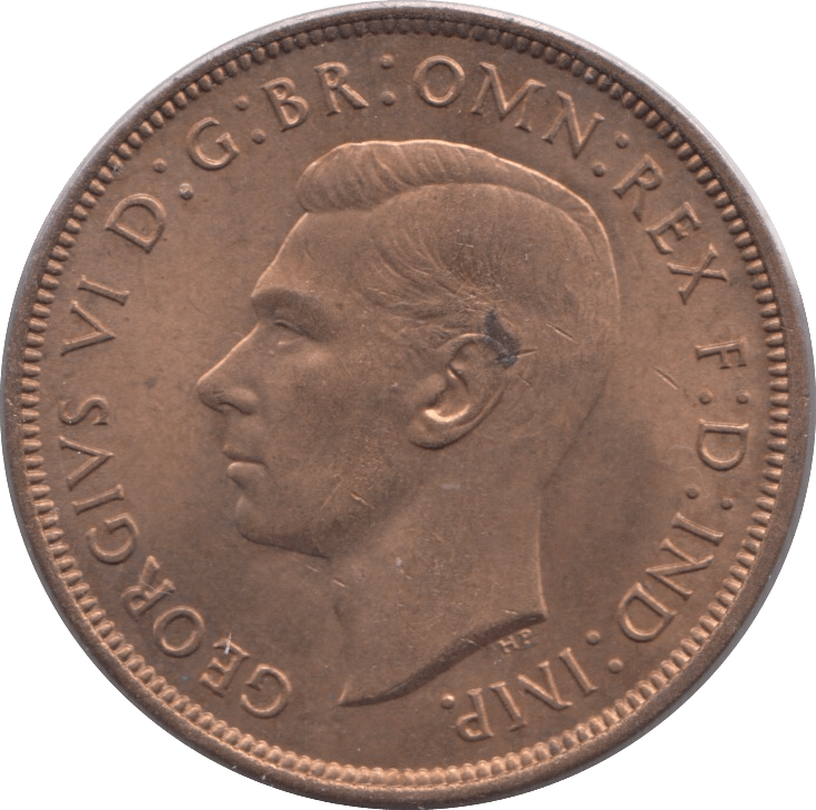 1938 PENNY ( UNC ) 1 A - PENNY - Cambridgeshire Coins