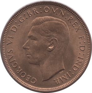 1938 PENNY ( UNC ) 5 A - PENNY - Cambridgeshire Coins