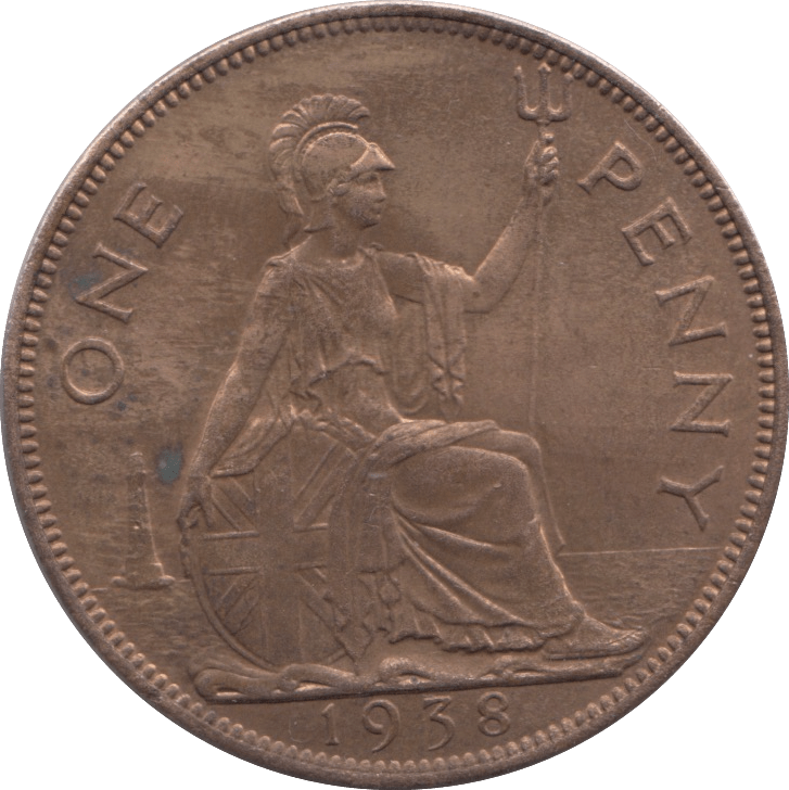 1938 PENNY ( UNC ) 6 A - PENNY - Cambridgeshire Coins
