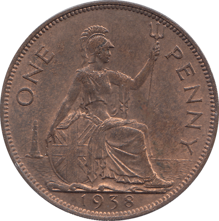 1938 PENNY ( UNC ) - PENNY - Cambridgeshire Coins
