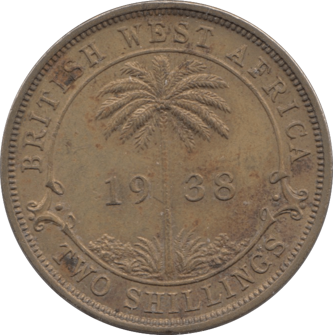1938 SHILLING BRITISH WEST AFRICA - WORLD COINS - Cambridgeshire Coins