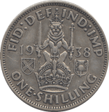 1938 SHILLING ( EF ) - SHILLING - Cambridgeshire Coins