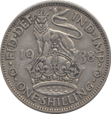 1938 SHILLING ( GVF ) - SHILLING - Cambridgeshire Coins