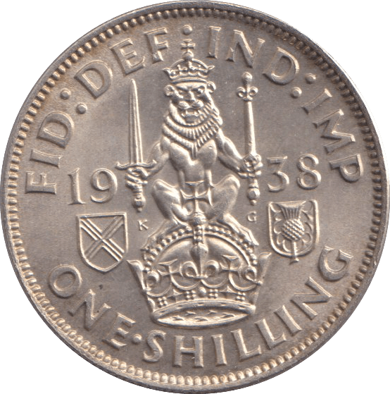 1938 SHILLING ( UNC ) - SHILLING - Cambridgeshire Coins