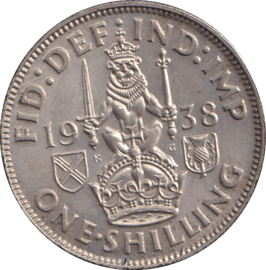 1938 SHILLING ( UNC ) - SHILLING - Cambridgeshire Coins