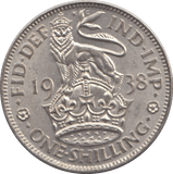 1938 SHILLING ( UNC ) - SHILLING - Cambridgeshire Coins