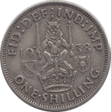 1938 SHILLING ( VF ) SCOTLAND - Shilling - Cambridgeshire Coins
