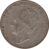 1938 SILVER 2 1/2 GUILDER NETHERLANDS - SILVER WORLD COINS - Cambridgeshire Coins