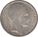 1938 SILVER 20 FRANCS FRANCE 2 - SILVER WORLD COINS - Cambridgeshire Coins