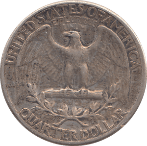 1938 SILVER EAGLE LIBERTY QUATER DOLLAR USA - SILVER WORLD COINS - Cambridgeshire Coins