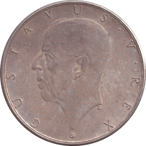 1938 SILVER TWO KRONER SWEDEN - WORLD COINS - Cambridgeshire Coins