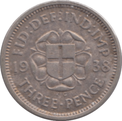 1938 THREEPENCE ( AUNC ) - THREEPENCE - Cambridgeshire Coins